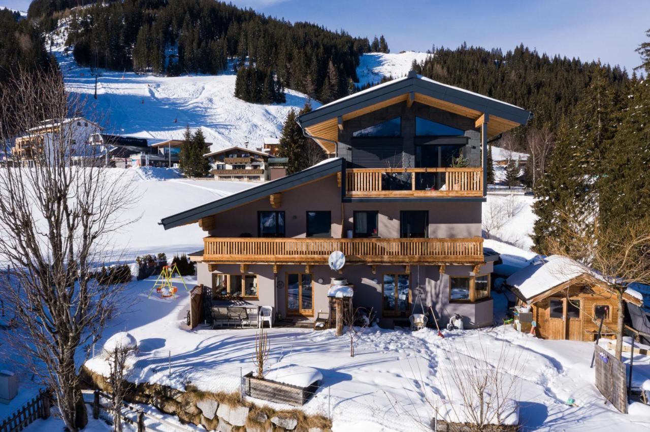 Ski In - Ski Out Panoramaferienhaus Breitmoos Neben Mittelstation Міттерзілль Екстер'єр фото